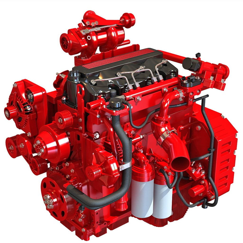 Heavy Duty Diesel Engine 3D Model