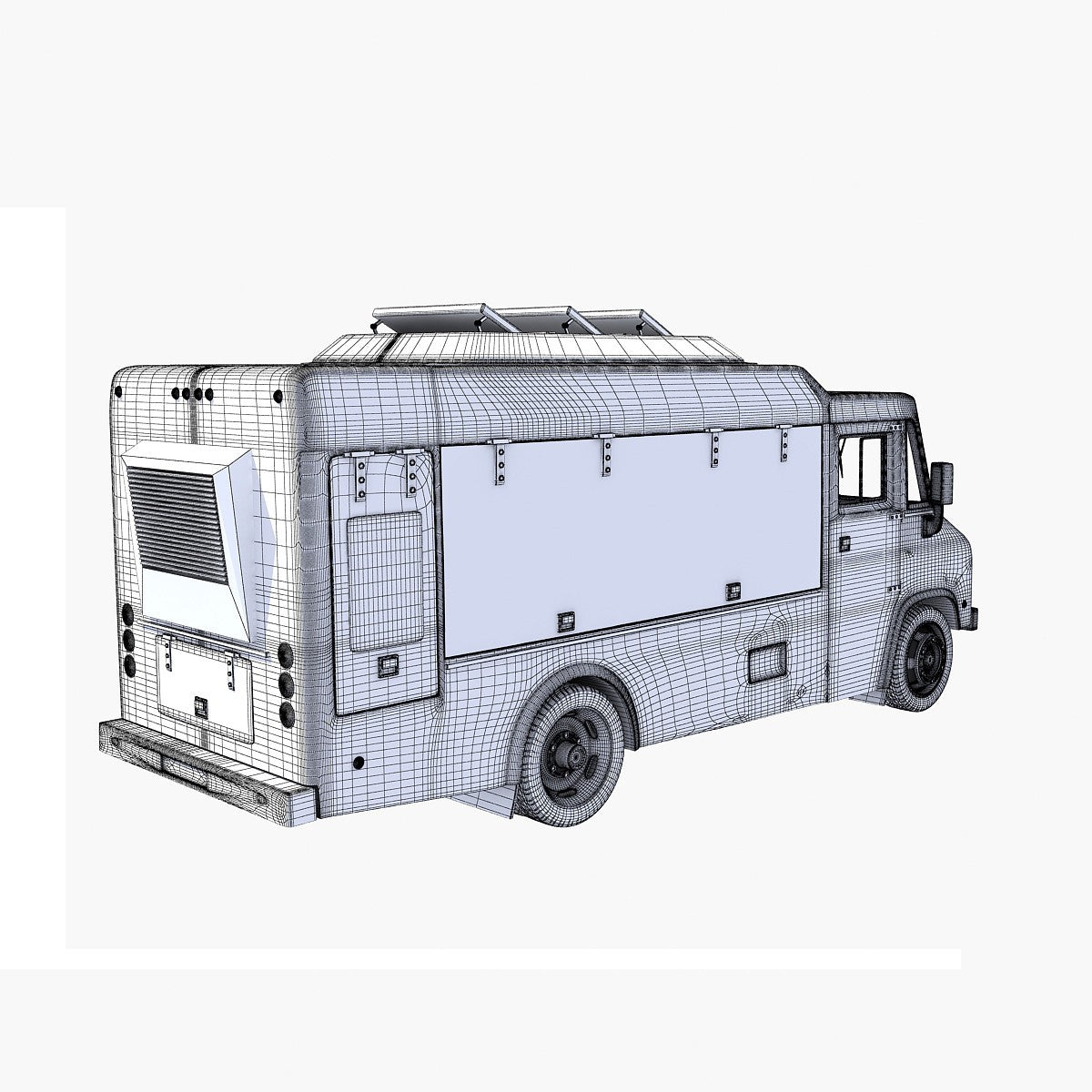 3D Food Trucks Models