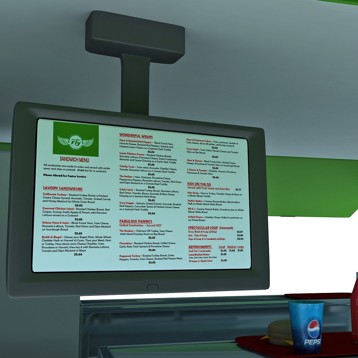 3D Food Trucks Models