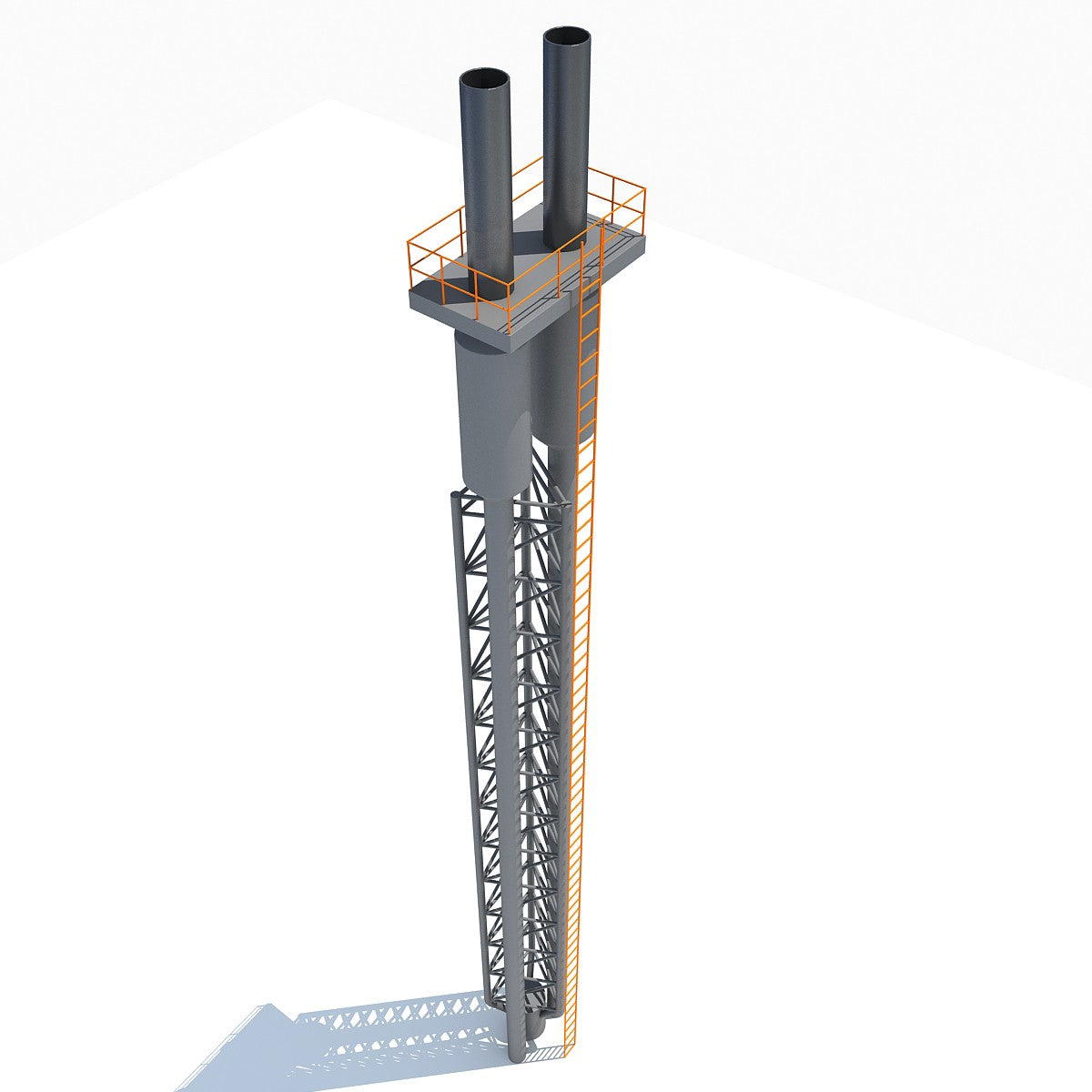 3D Industrial Towers Models