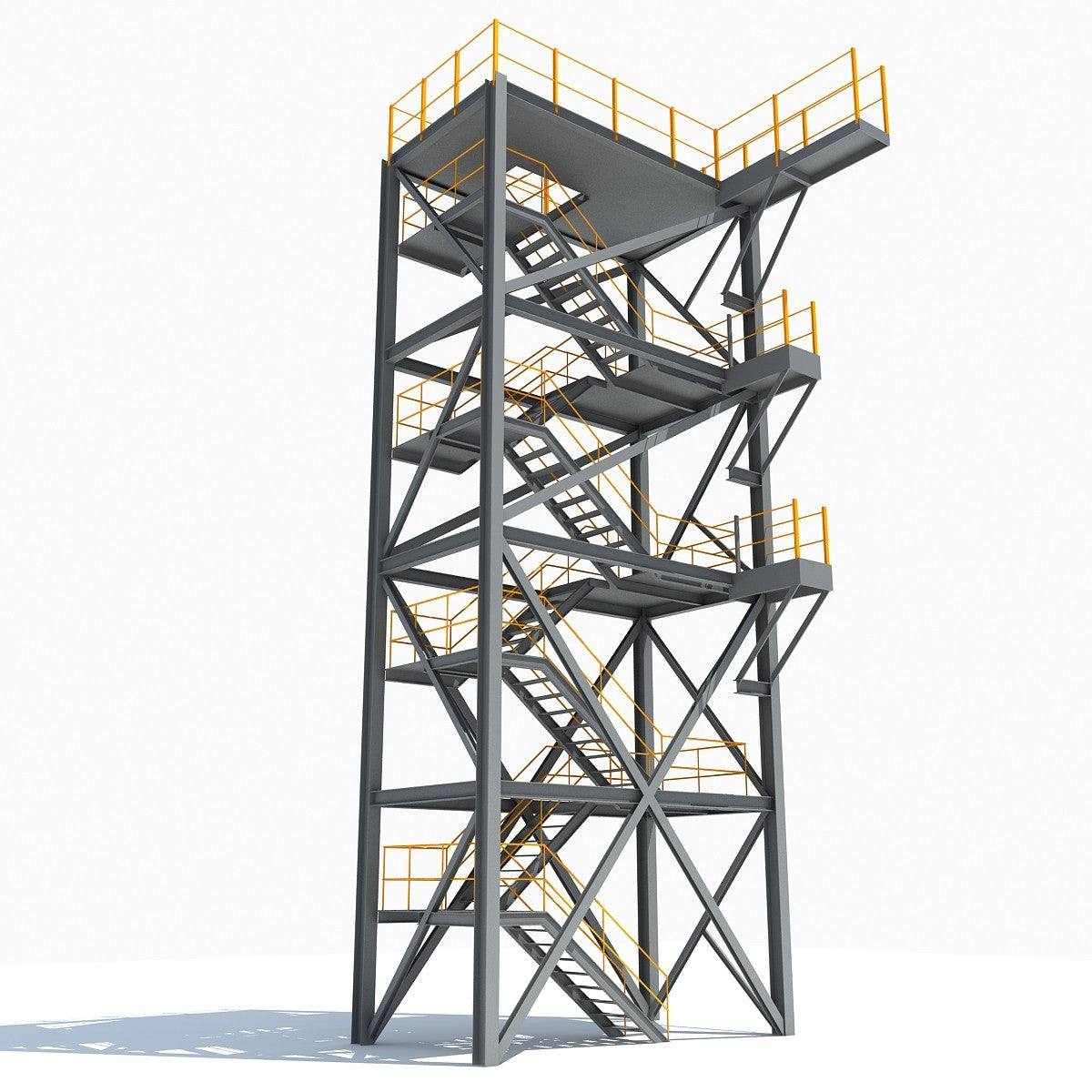 3D Industrial Towers Models