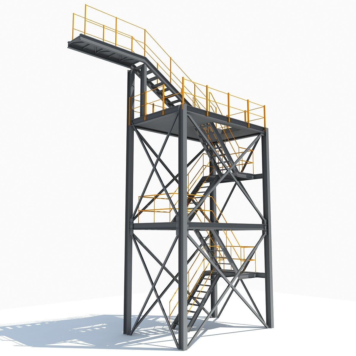 3D Industrial Towers Models