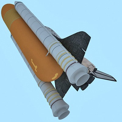 3D Space Shuttle Challenger NASA