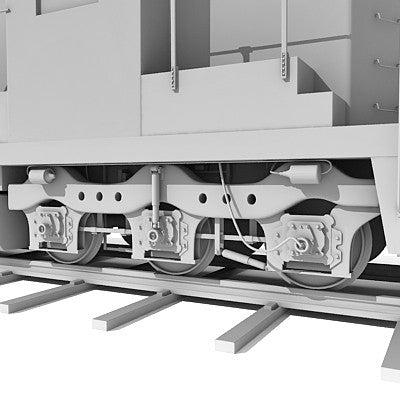 3D Tanker Train Model