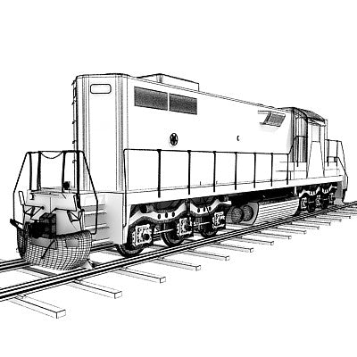 3D Tanker Train Model