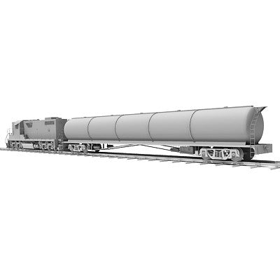 3D Tanker Train Model