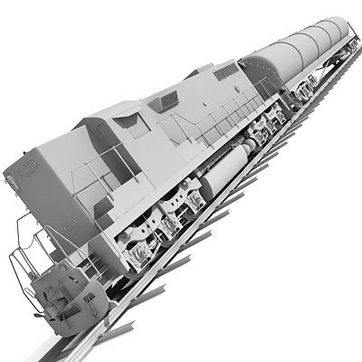 3D Tanker Train Model