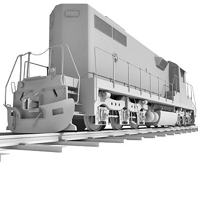 3D Tanker Train Model