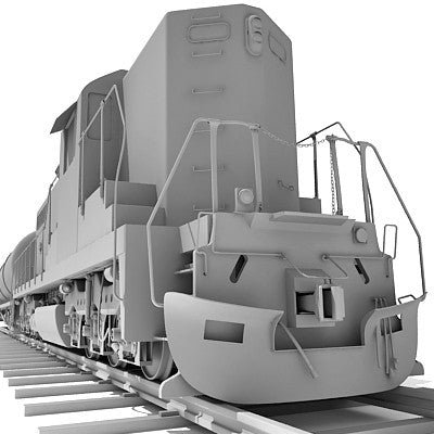 3D Tanker Train Model