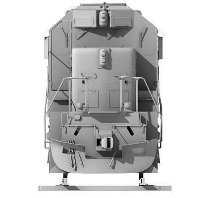 3D Train with Wagon