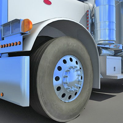 3D Tanker Truck Model