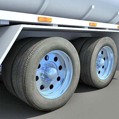 3D Tanker Truck Model
