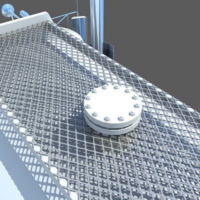 3D Tanker Truck Model