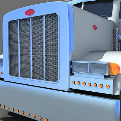 3D Tanker Truck Model