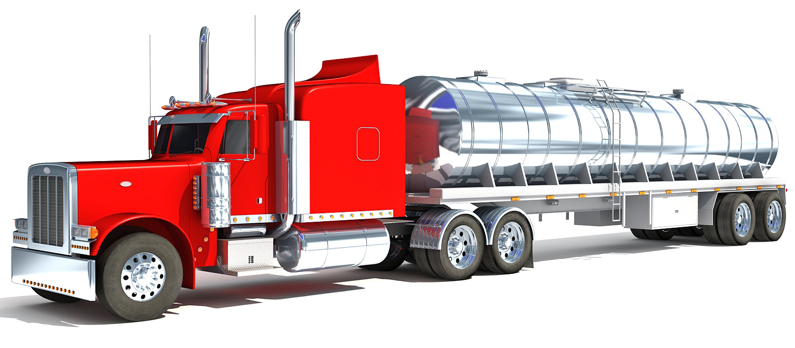 Tanker Truck 3D Model