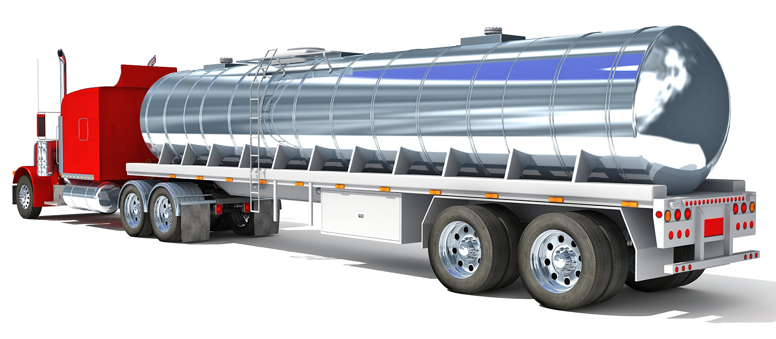 Tanker Truck 3D Model