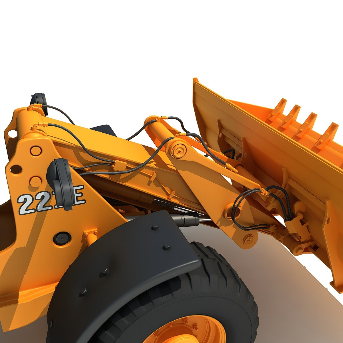 Wheel Loader 3D Model