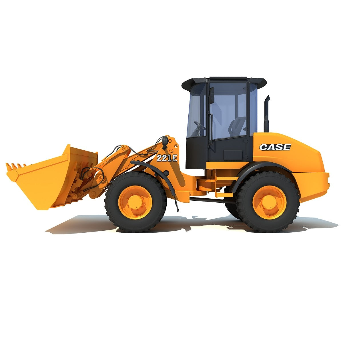 Wheel Loader 3D Model