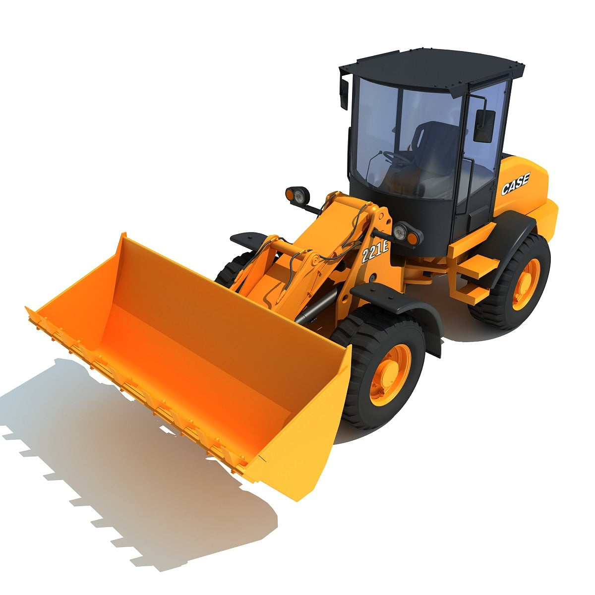 Wheel Loader 3D Model