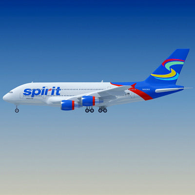Airbus 3D Model 22 Airline Textures