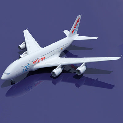 Airbus 3D Model 22 Airline Textures