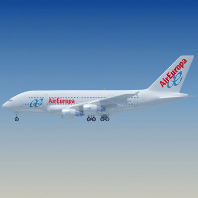 Airbus 3D Model 22 Airline Textures