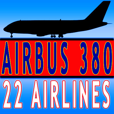 Airbus 3D Model 22 Airline Textures