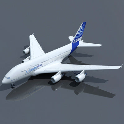 Airbus 3D Model 22 Airline Textures