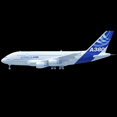 Airbus 3D Model 22 Airline Textures