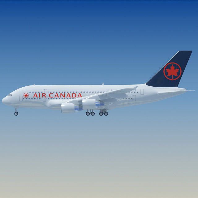 Airbus 3D Model 22 Airline Textures