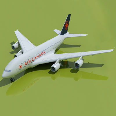 Airbus 3D Model 22 Airline Textures