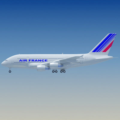 Airbus 3D Model 22 Airline Textures
