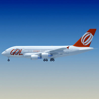 Airbus 3D Model 22 Airline Textures
