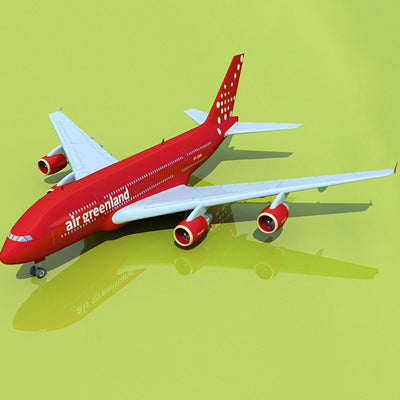 Airbus 3D Model 22 Airline Textures