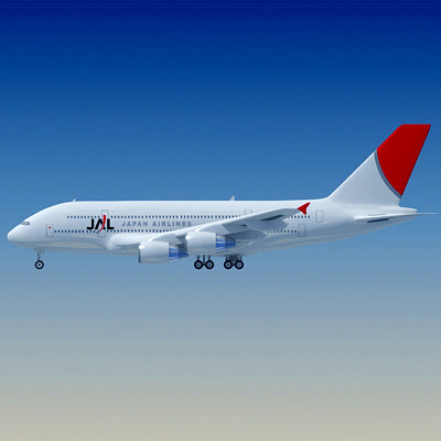 Airbus 3D Model 22 Airline Textures