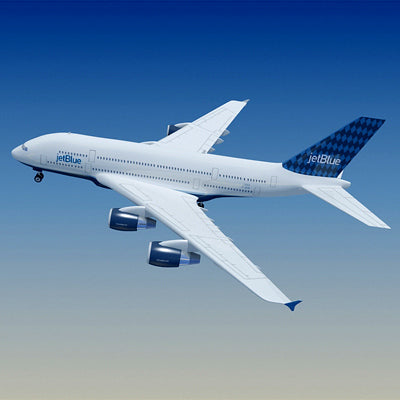 Airbus 3D Model 22 Airline Textures