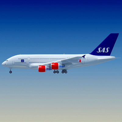 Airbus 3D Model 22 Airline Textures
