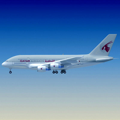 Airbus 3D Model 22 Airlines Textures