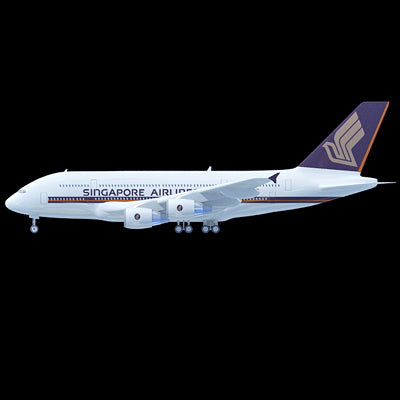 Airbus 3D Model 22 Airlines Textures