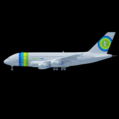 Airbus 3D Model 22 Airlines Textures