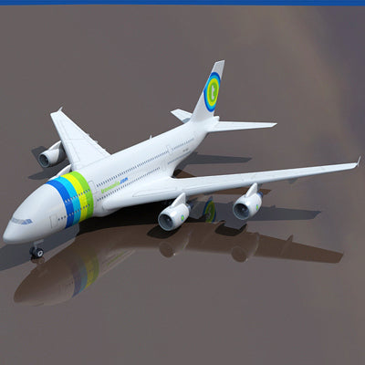 Airbus 3D Model 22 Airlines Textures