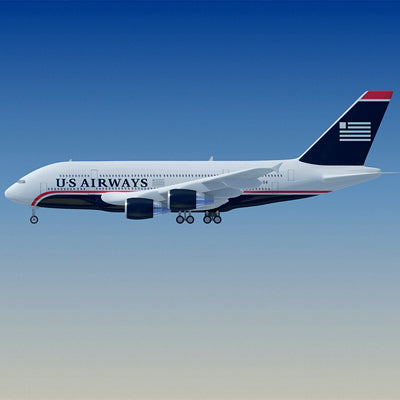 Airbus 3D Model 22 Airlines Textures