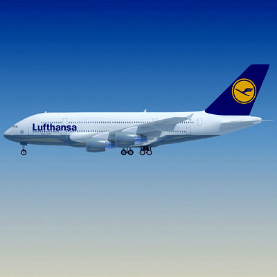 Airbus 3D Model 22 Airlines Textures