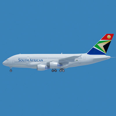 Airbus 3D Model 22 Airlines Textures