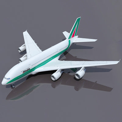 Airbus 3D Model 22 Airlines Textures