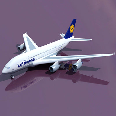 Airbus 3D Model 22 Airlines Textures