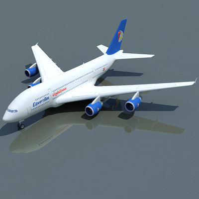 Airbus 3D Model 22 Airlines Textures