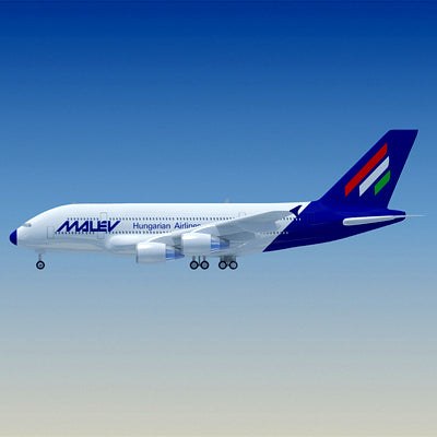Airbus 3D Model 22 Airlines Textures