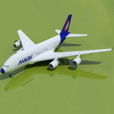 Airbus 3D Model 22 Airlines Textures