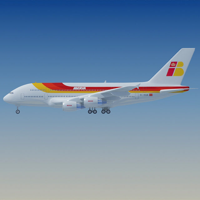 Airbus 3D Model 22 Airlines Textures